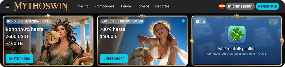 bonos del casino mythoswin